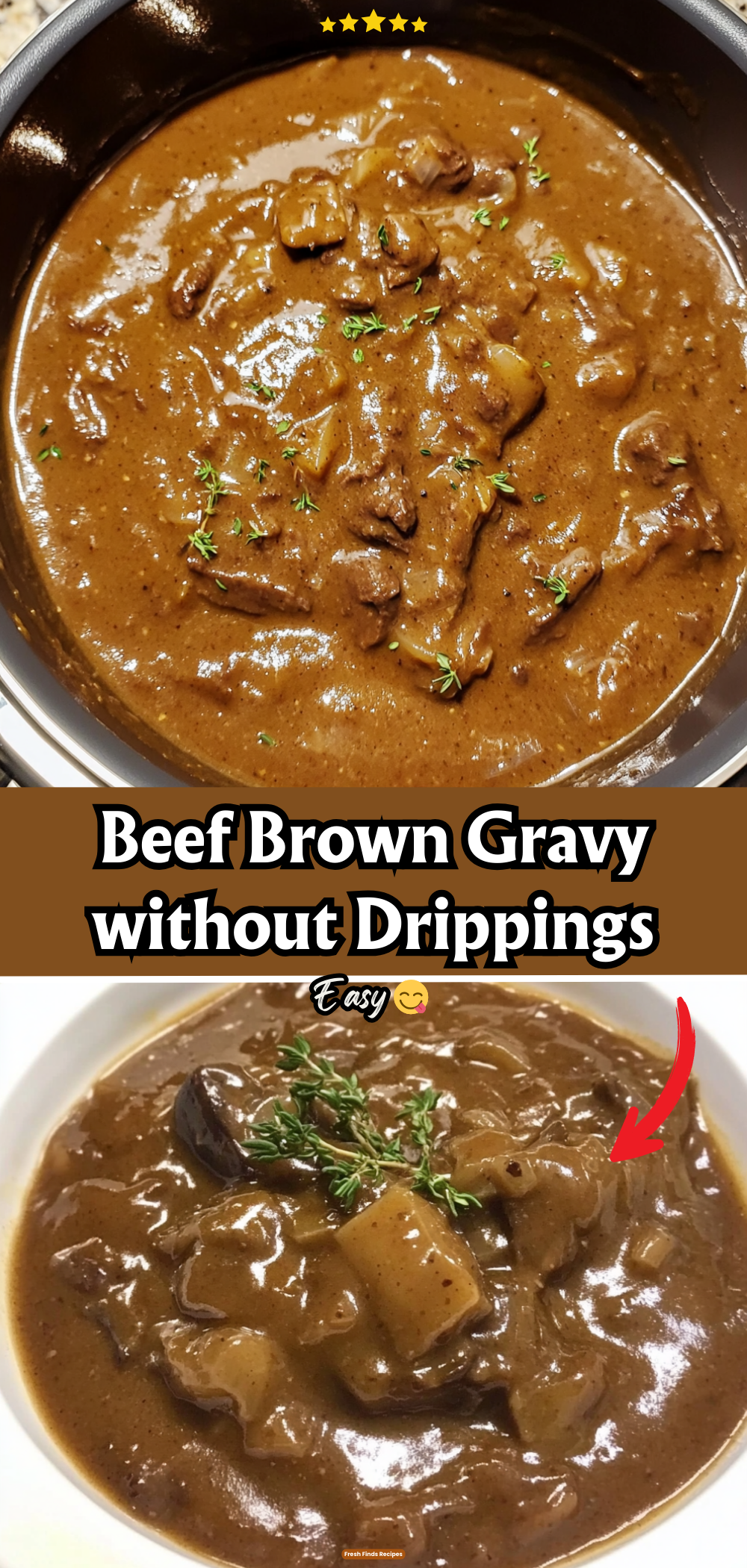 Beef Brown Gravy without Drippings