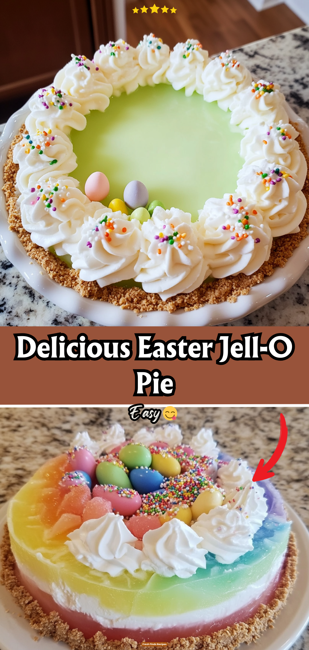 Easter Jell-O Pie