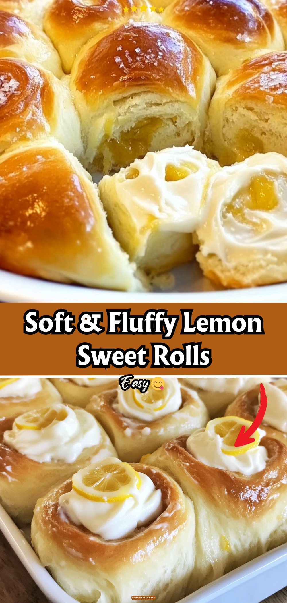 Soft & Fluffy Lemon Sweet Rolls
