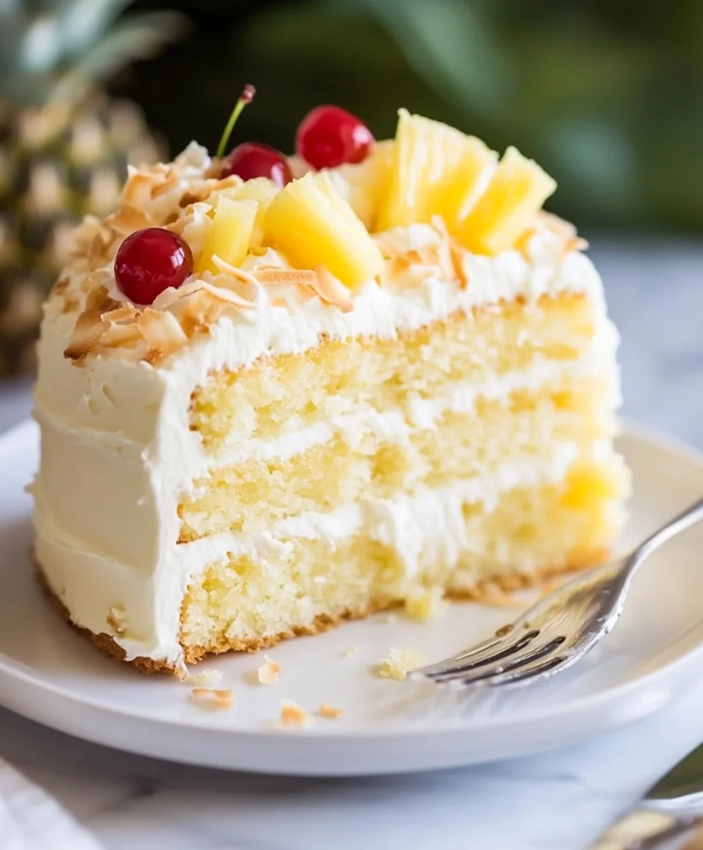 Hawaiian Pineapple Cake