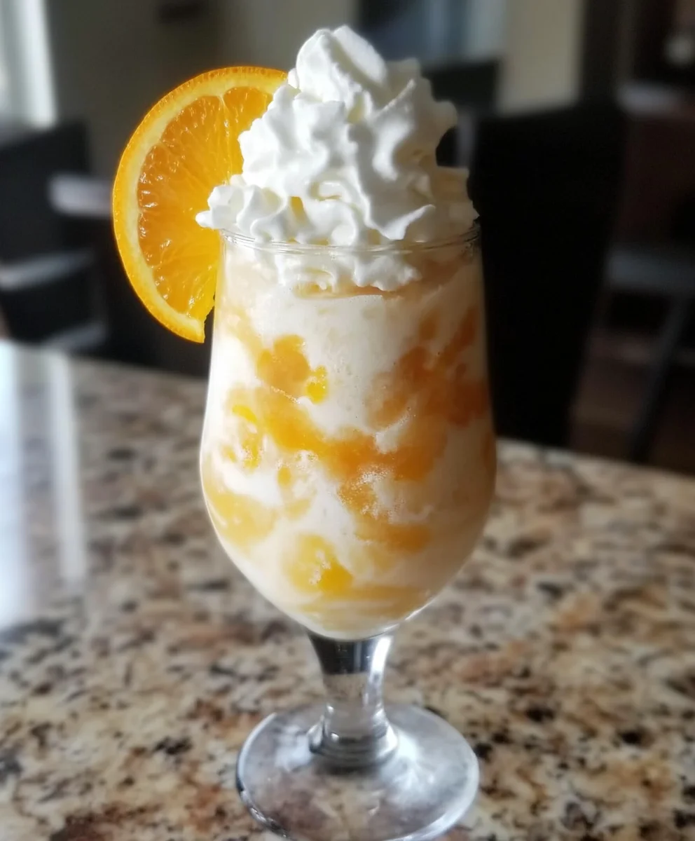Boozy Orange Creamsicle Float