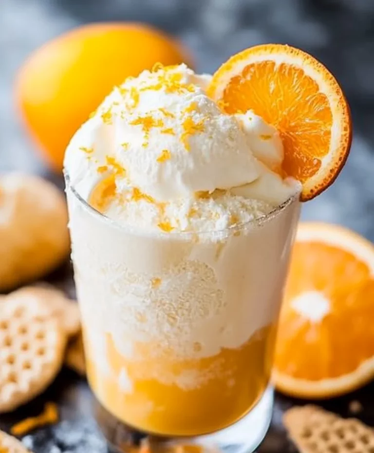 Boozy Orange Creamsicle Float