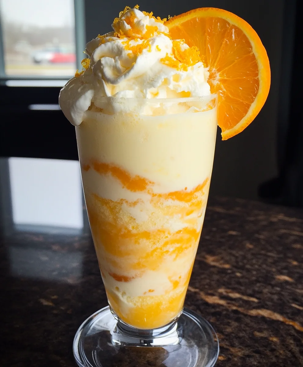 Boozy Orange Creamsicle Float