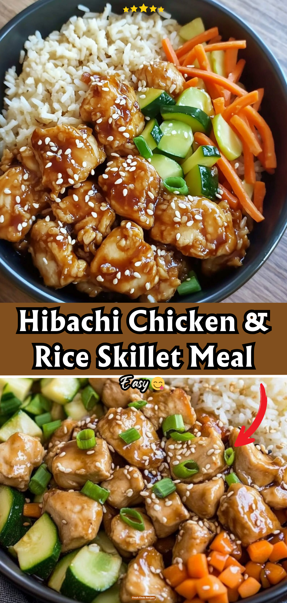 Hibachi Chicken & Rice Skillet Meal