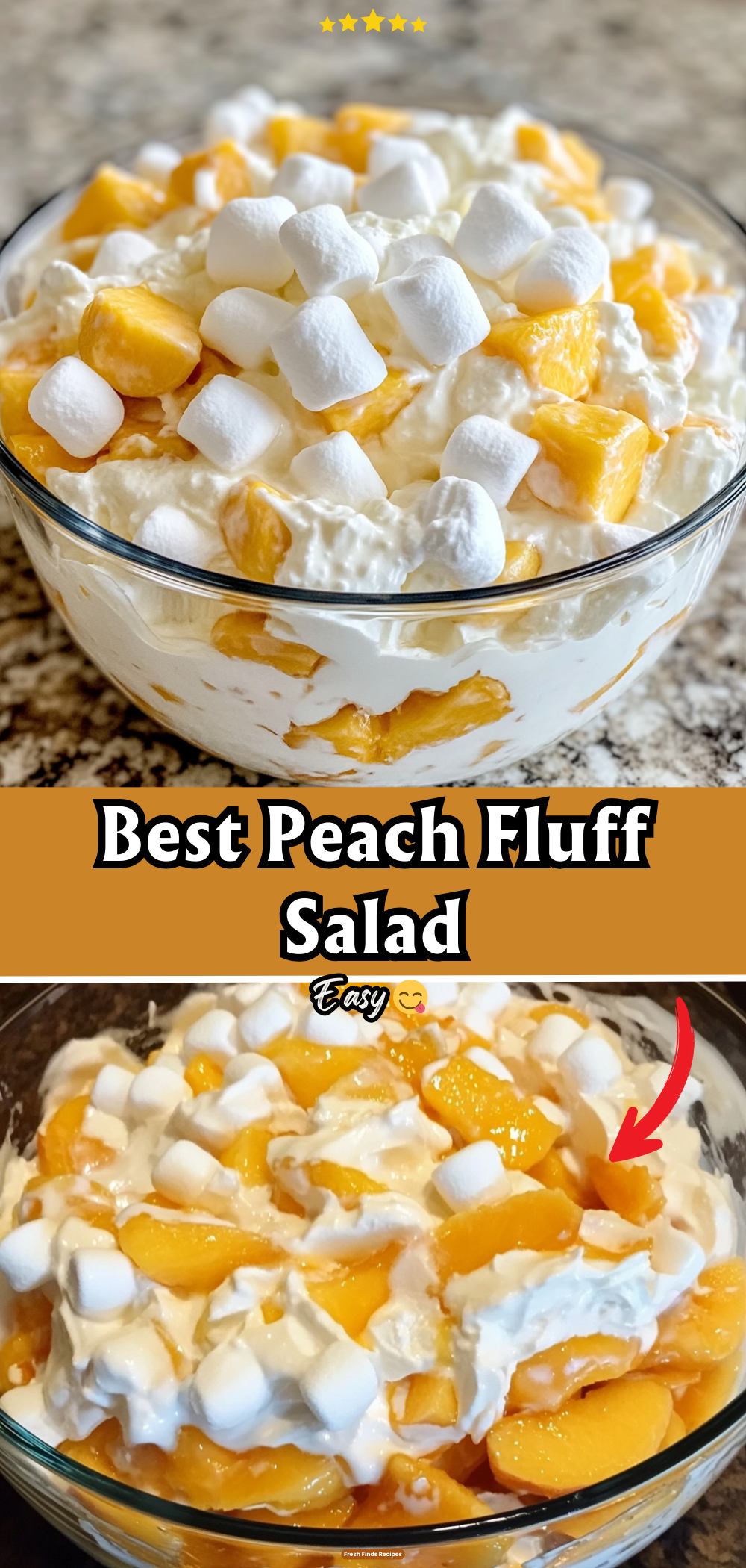 Peach Fluff Salad