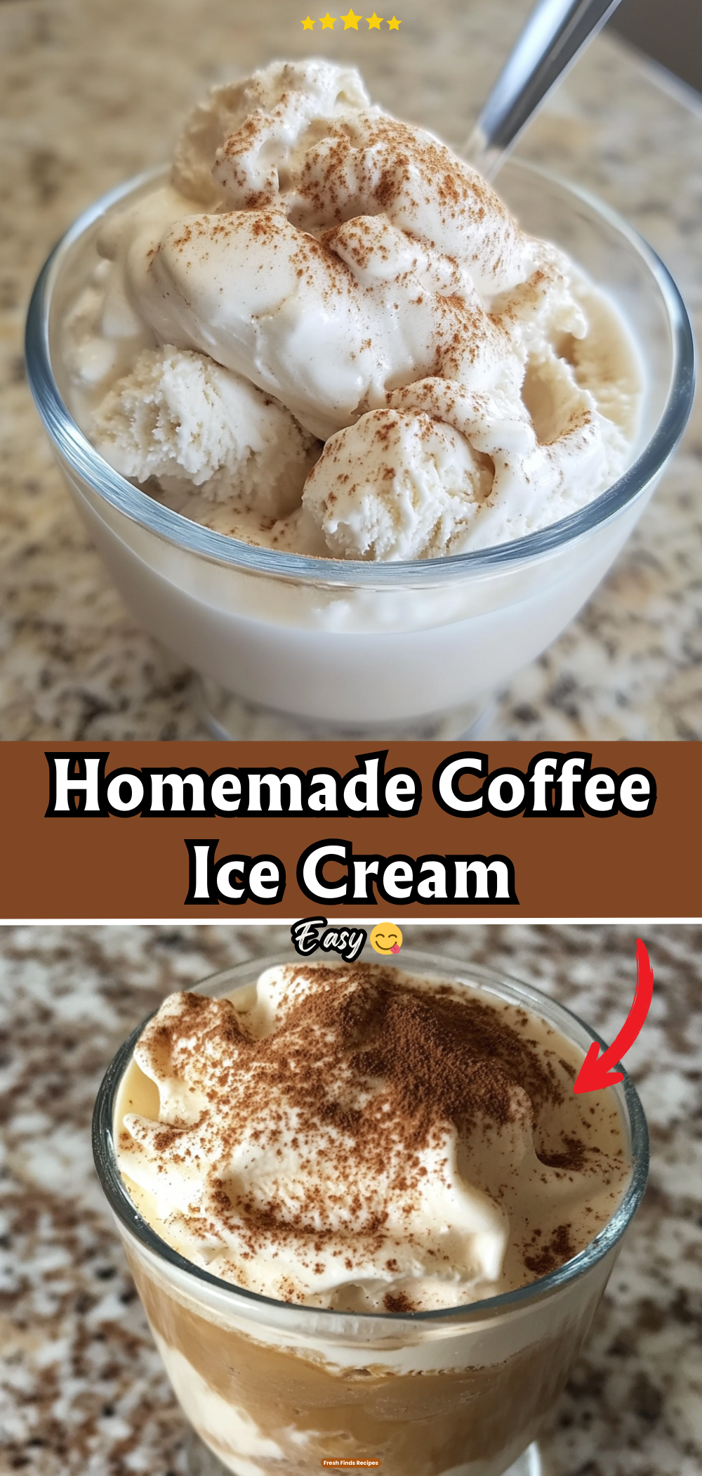 Homemade Coffee Ice Cream