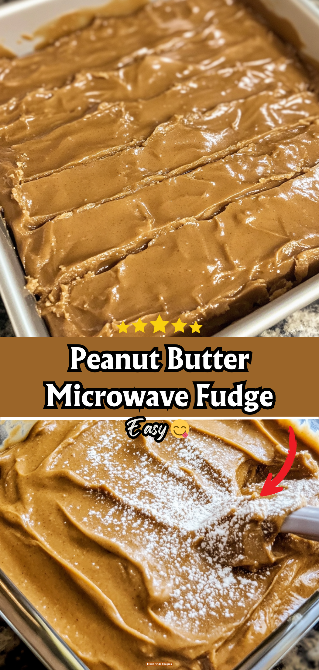 Peanut Butter Microwave Fudge