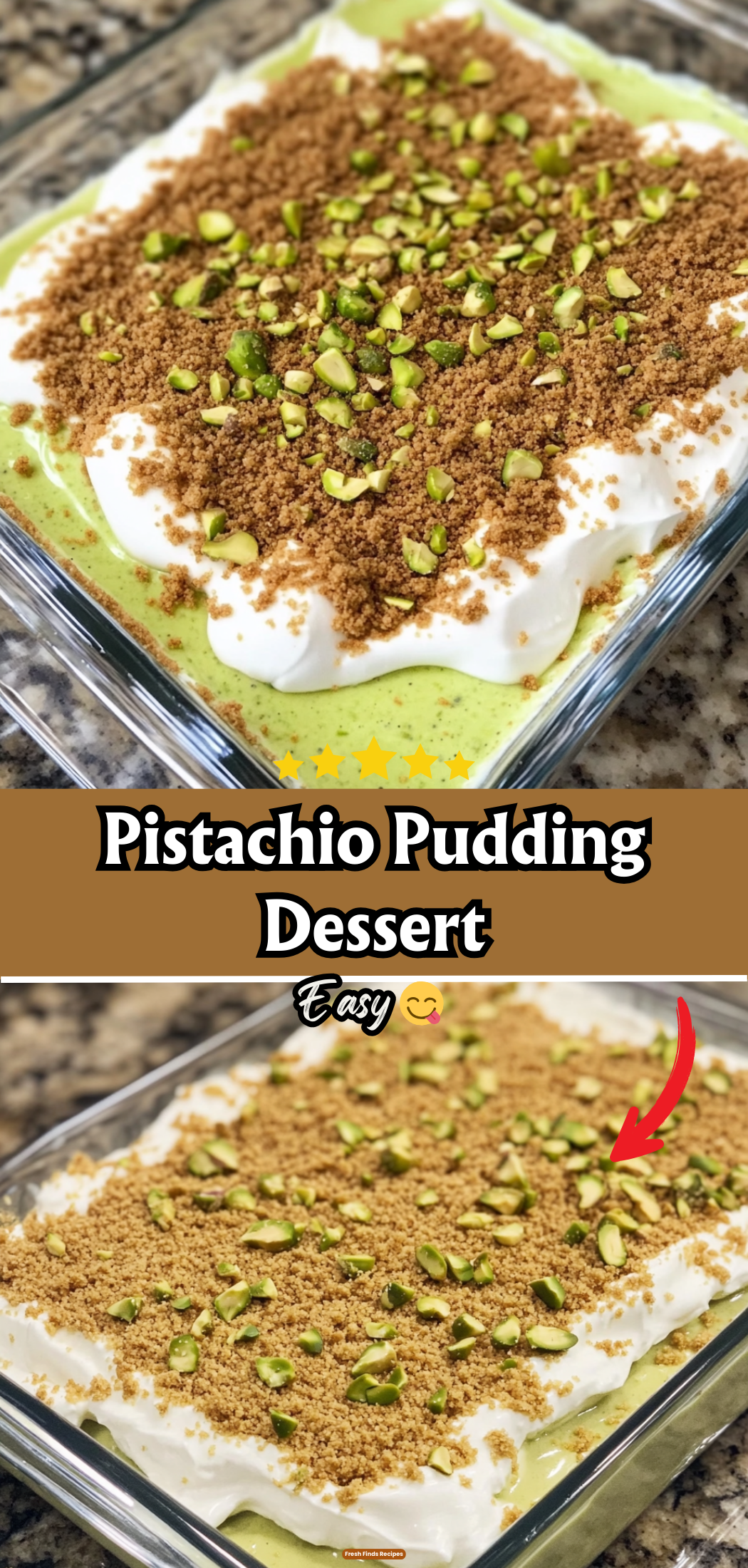 Pistachio Pudding Dessert