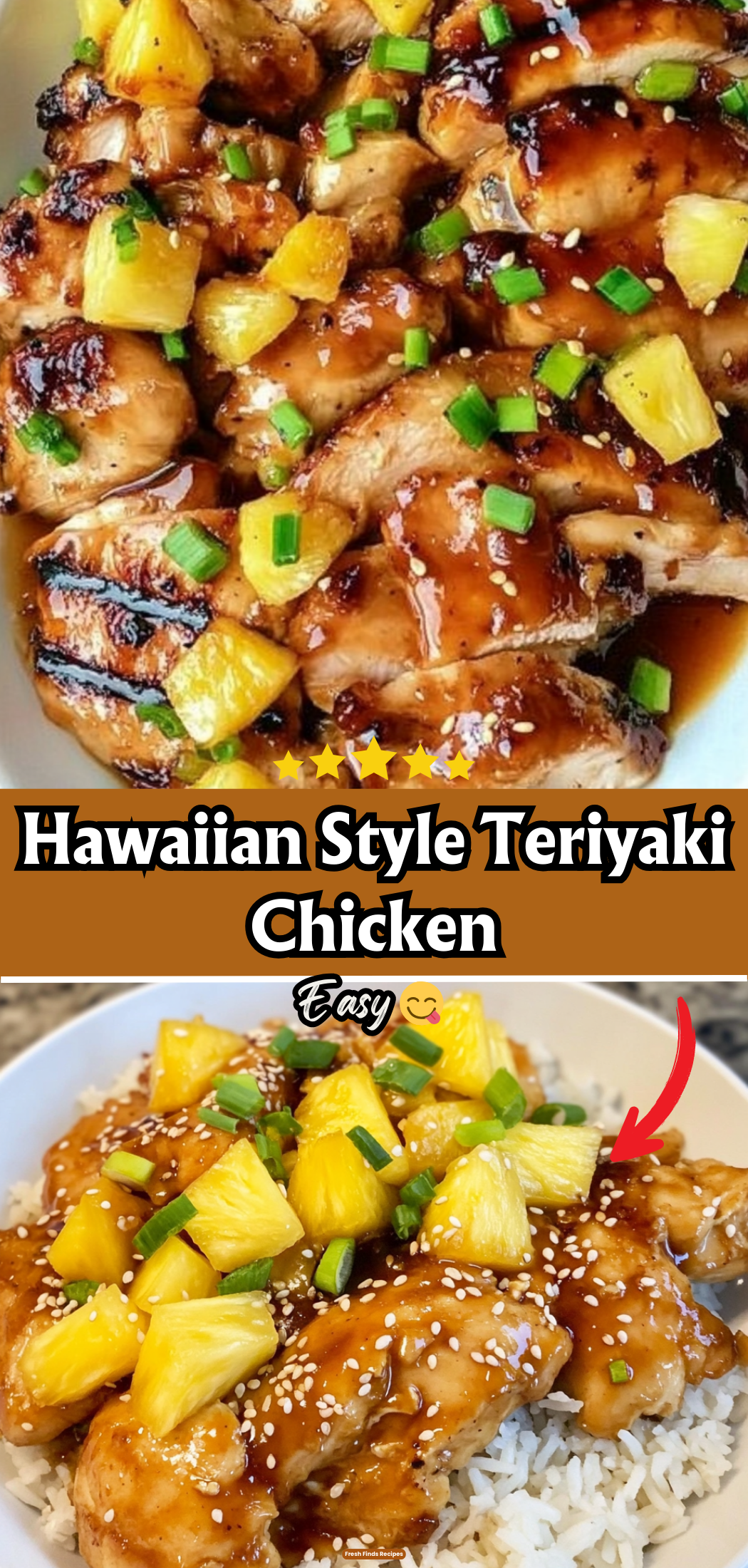 Hawaiian Style Teriyaki Chicken