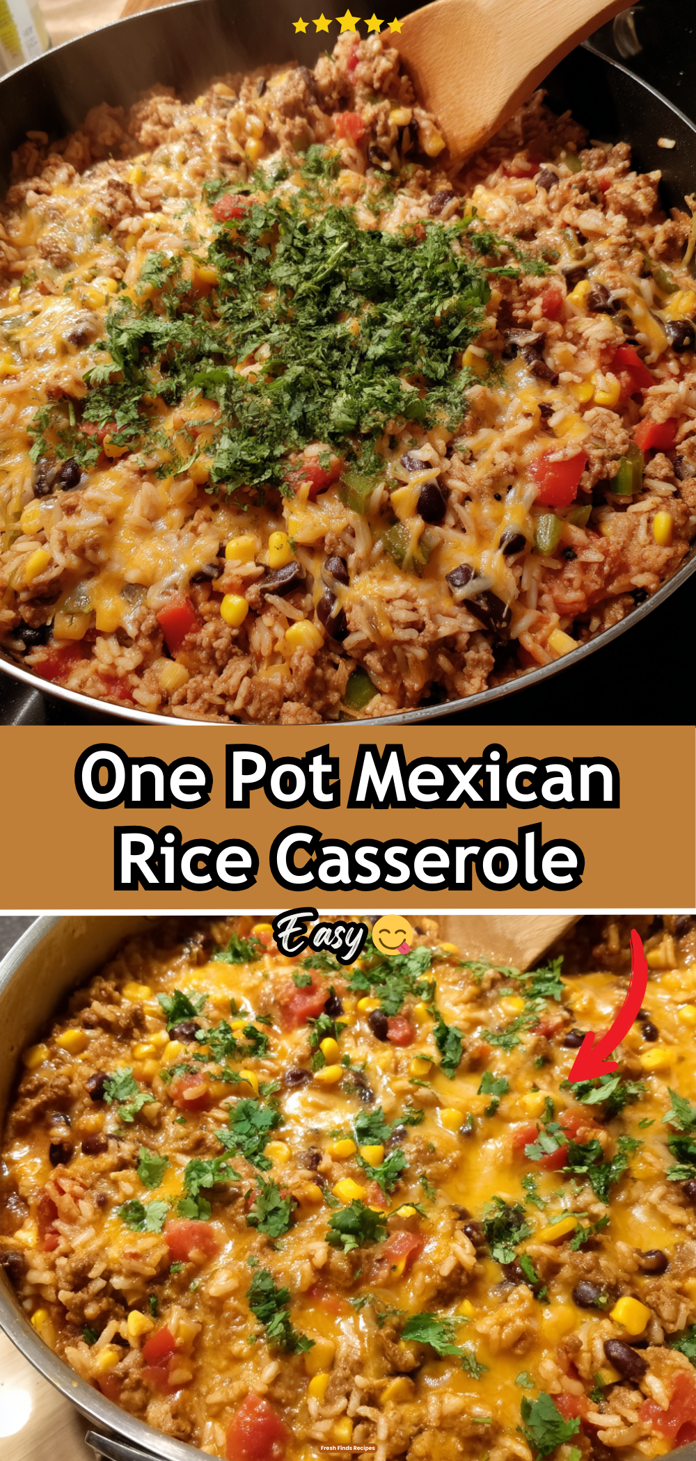 One Pot Mexican Rice Casserole