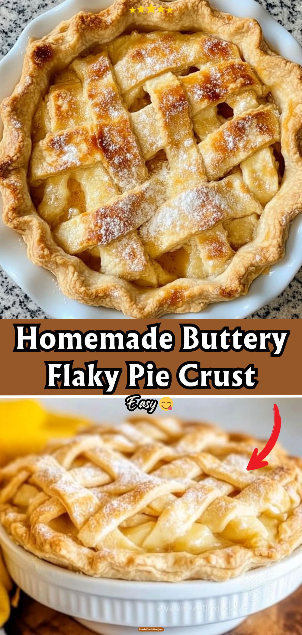 Homemade Buttery Flaky Pie Crust
