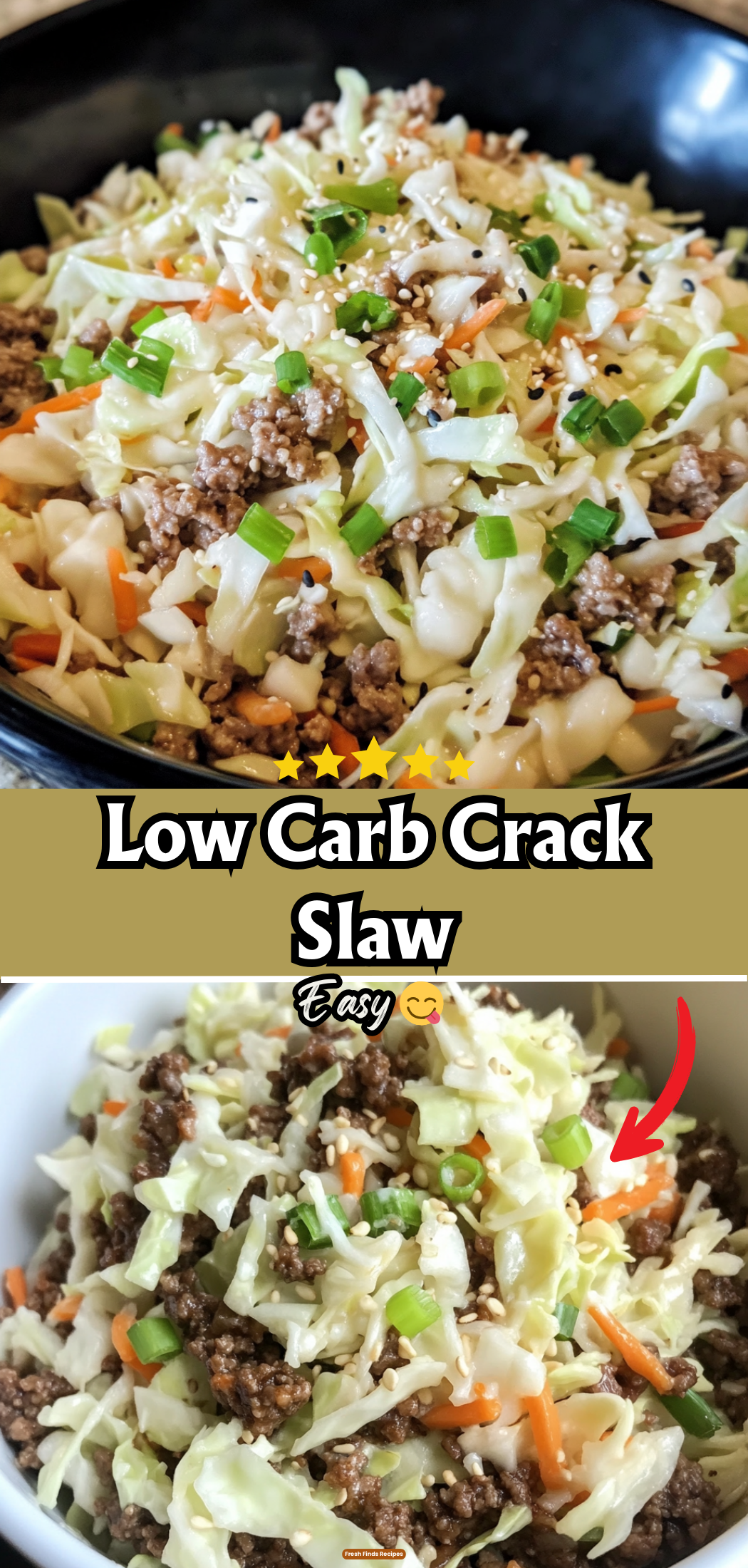 Low Carb Crack Slaw