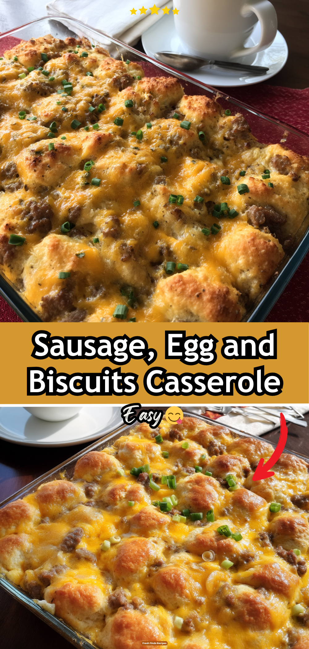 Sausage, Egg and Biscuits Casserole 49 Sausage, Egg and Biscuits Casserole