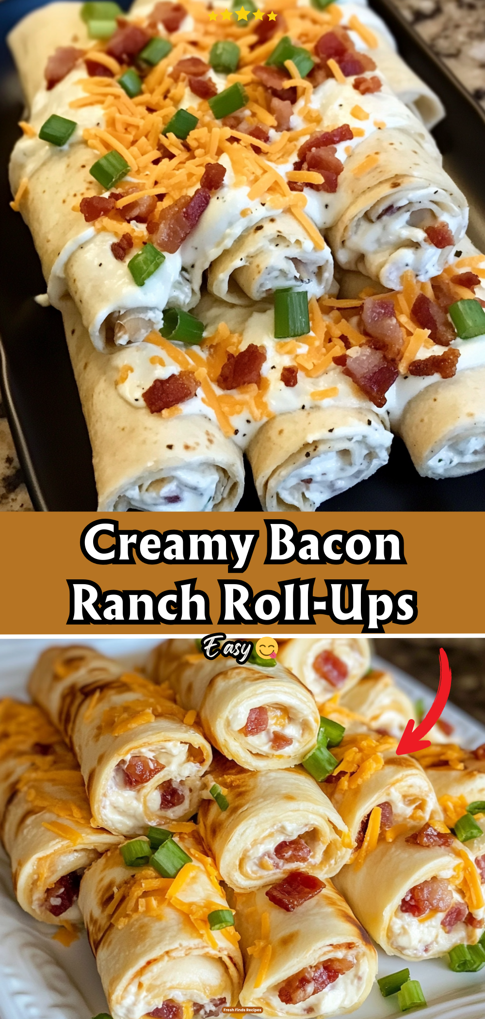 Creamy Bacon Ranch Roll-Ups