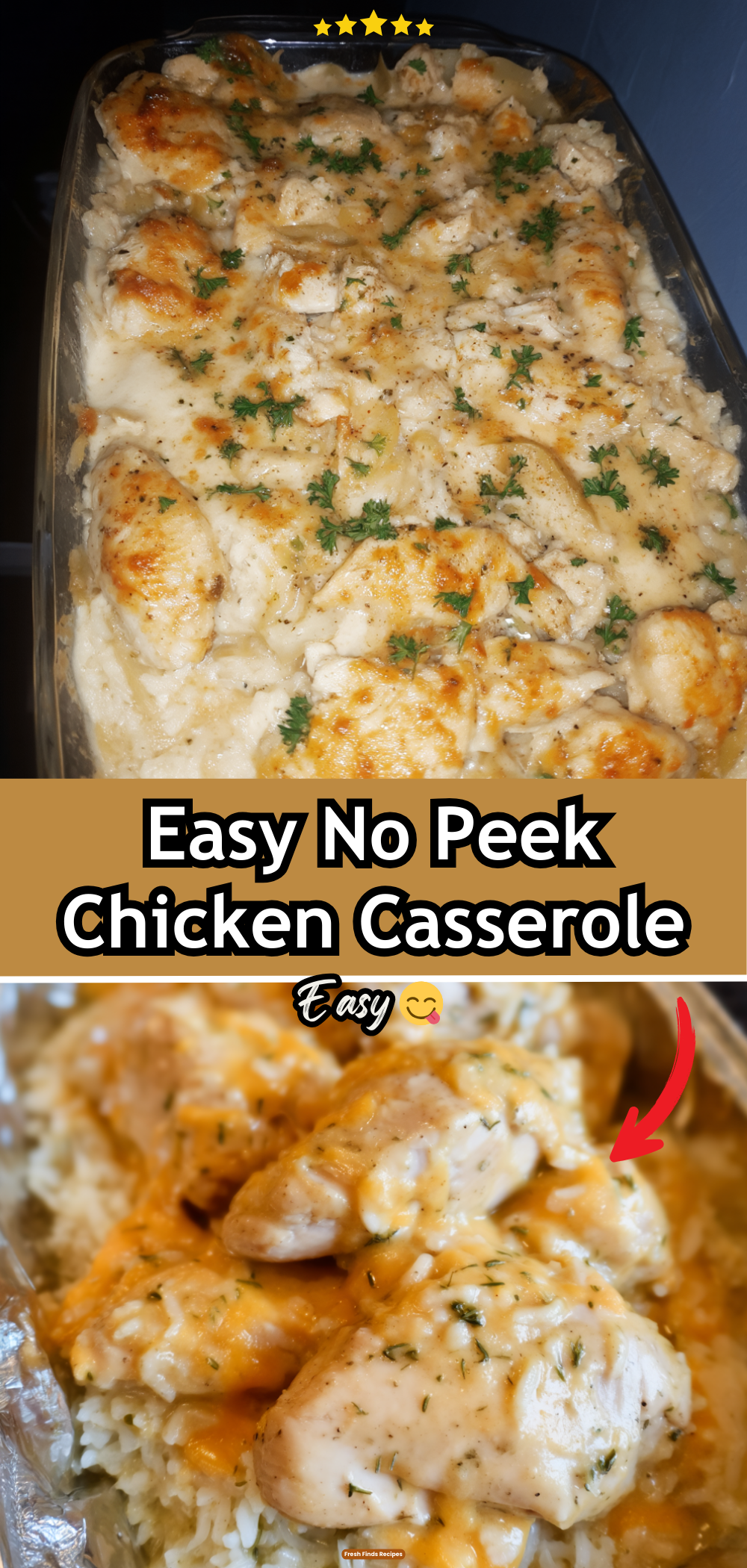 Easy No Peek Chicken Casserole