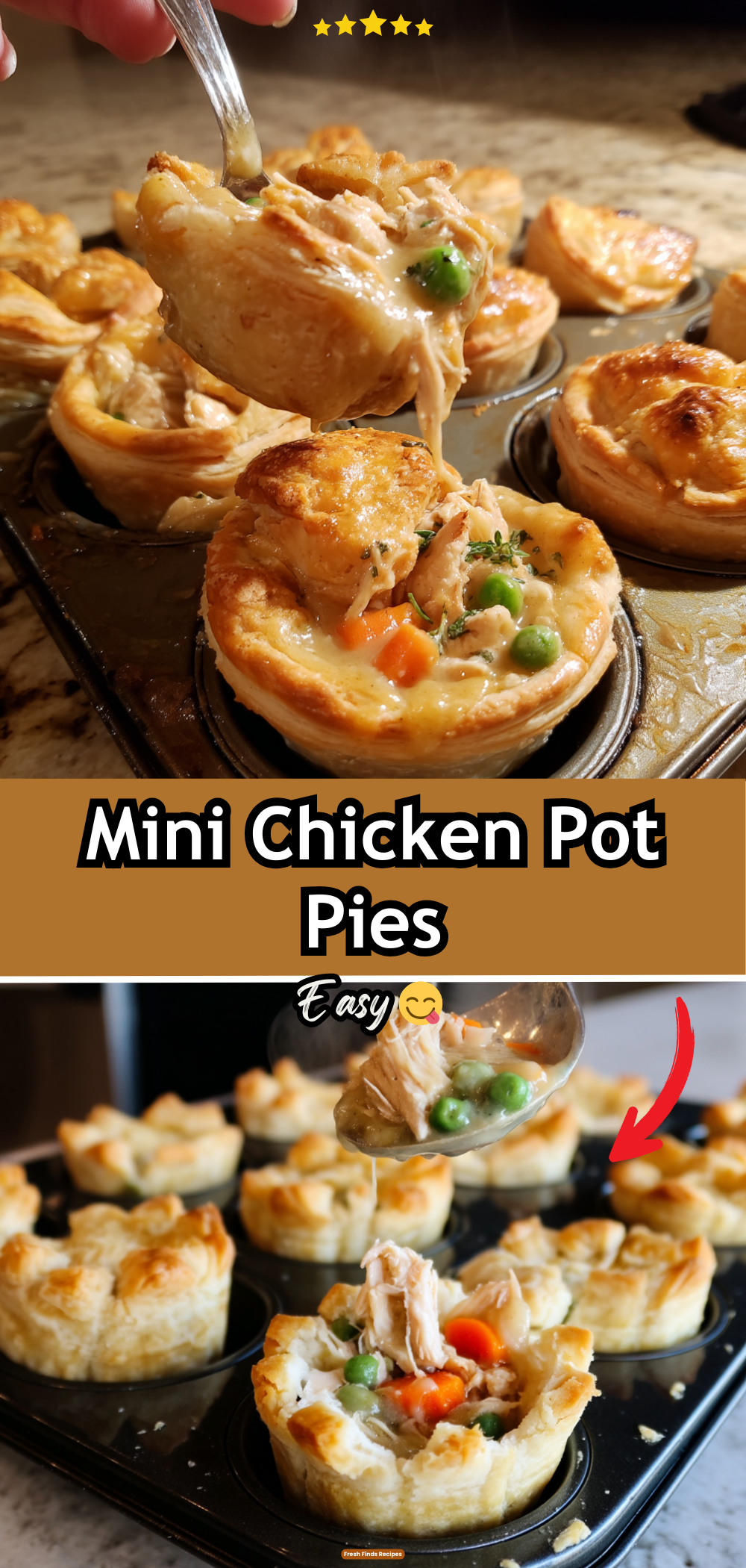 Mini Chicken Pot Pies