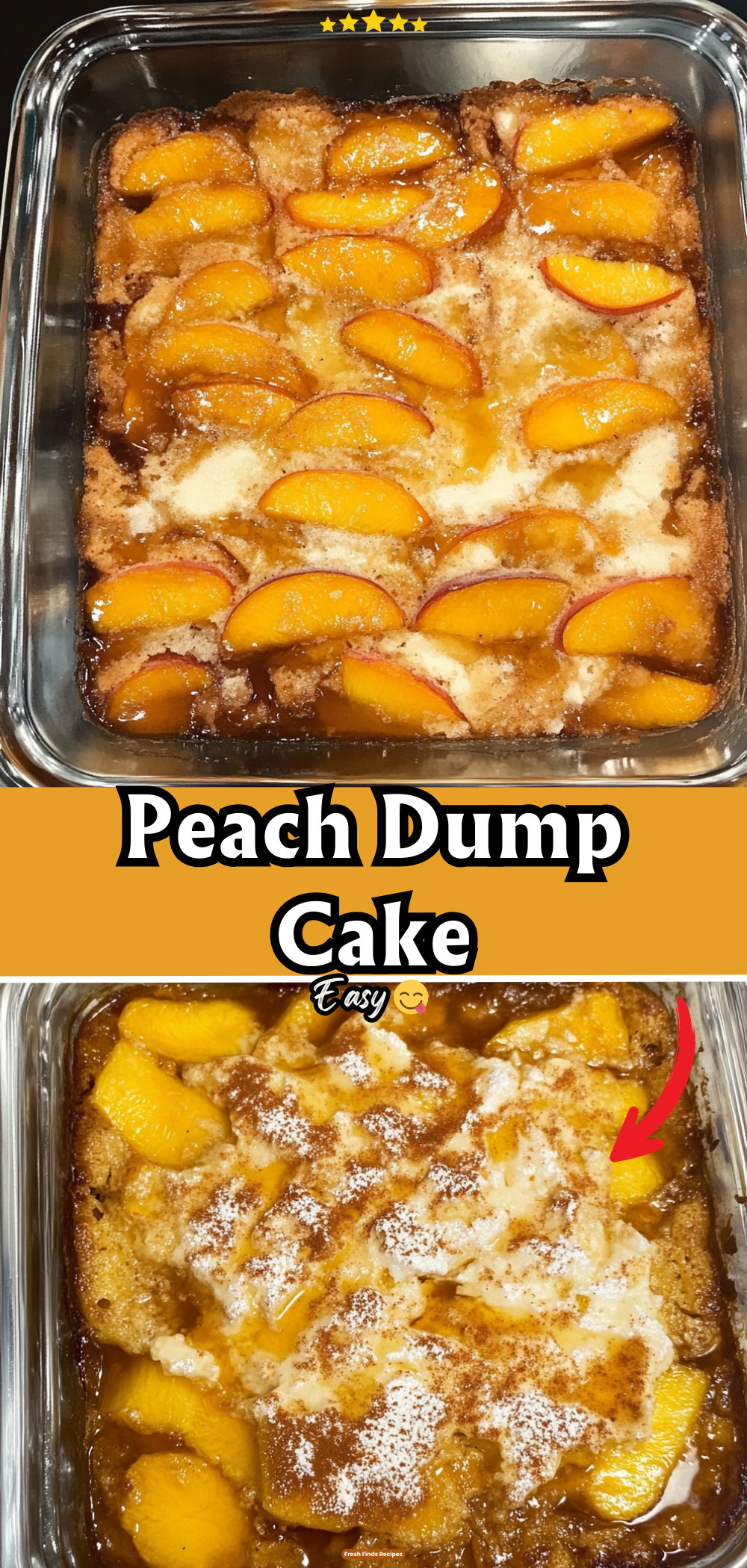 Peach Dump Cake