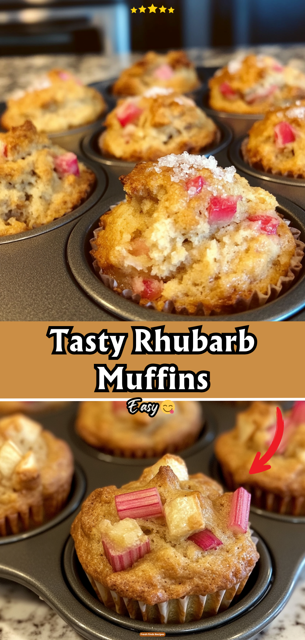 Rhubarb Muffins