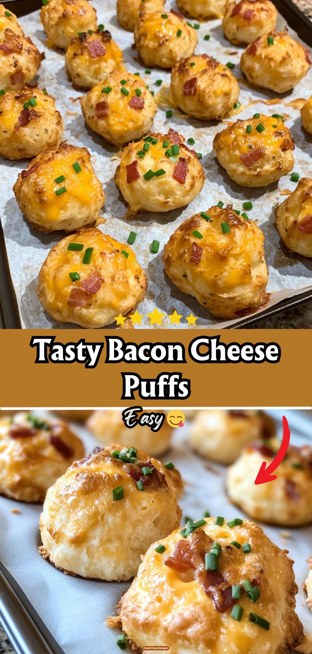 Bacon Cheese Puffs