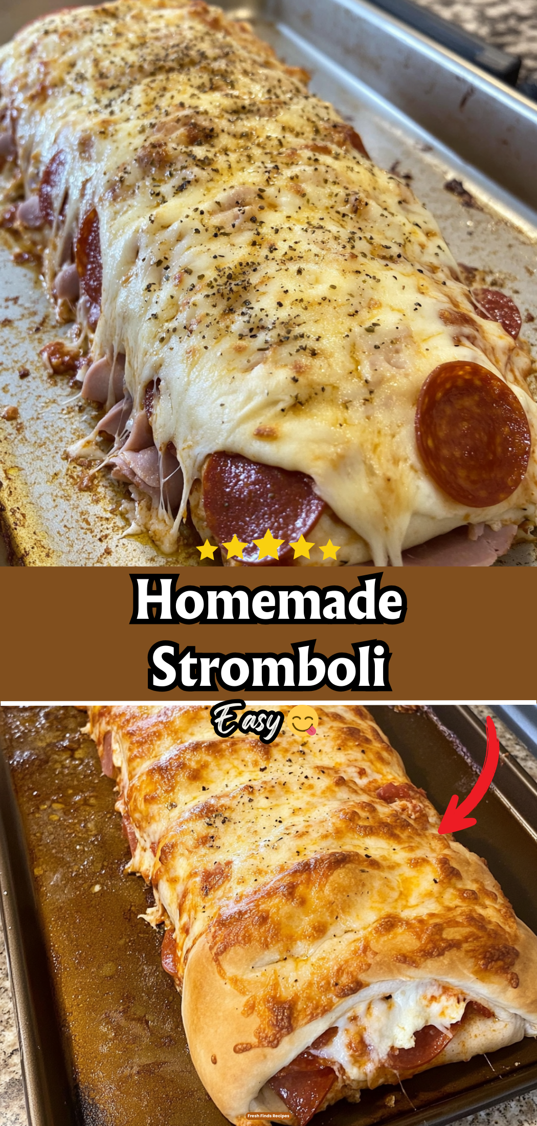 Homemade Stromboli