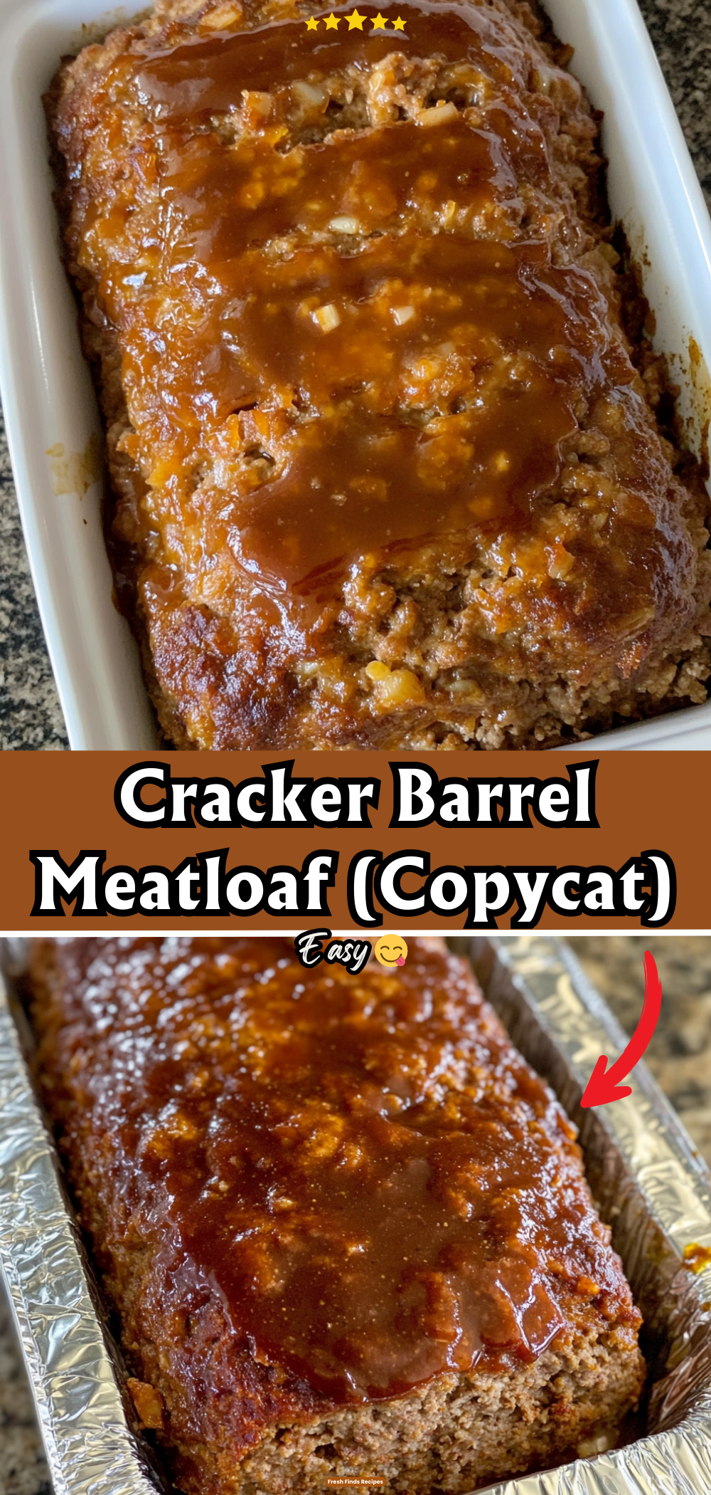 Cracker Barrel Meatloaf (Copycat)