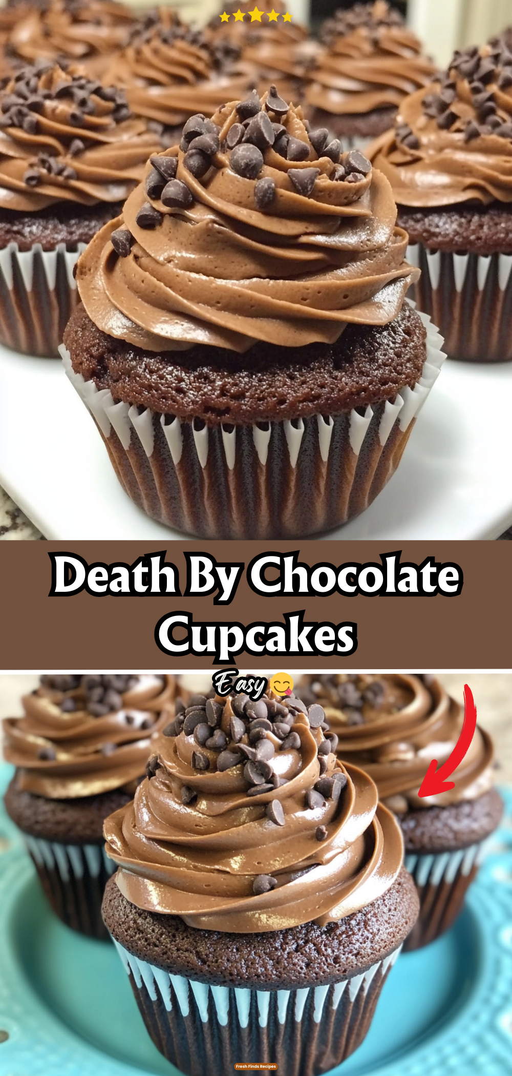 Death By Chocolate Cupcakes