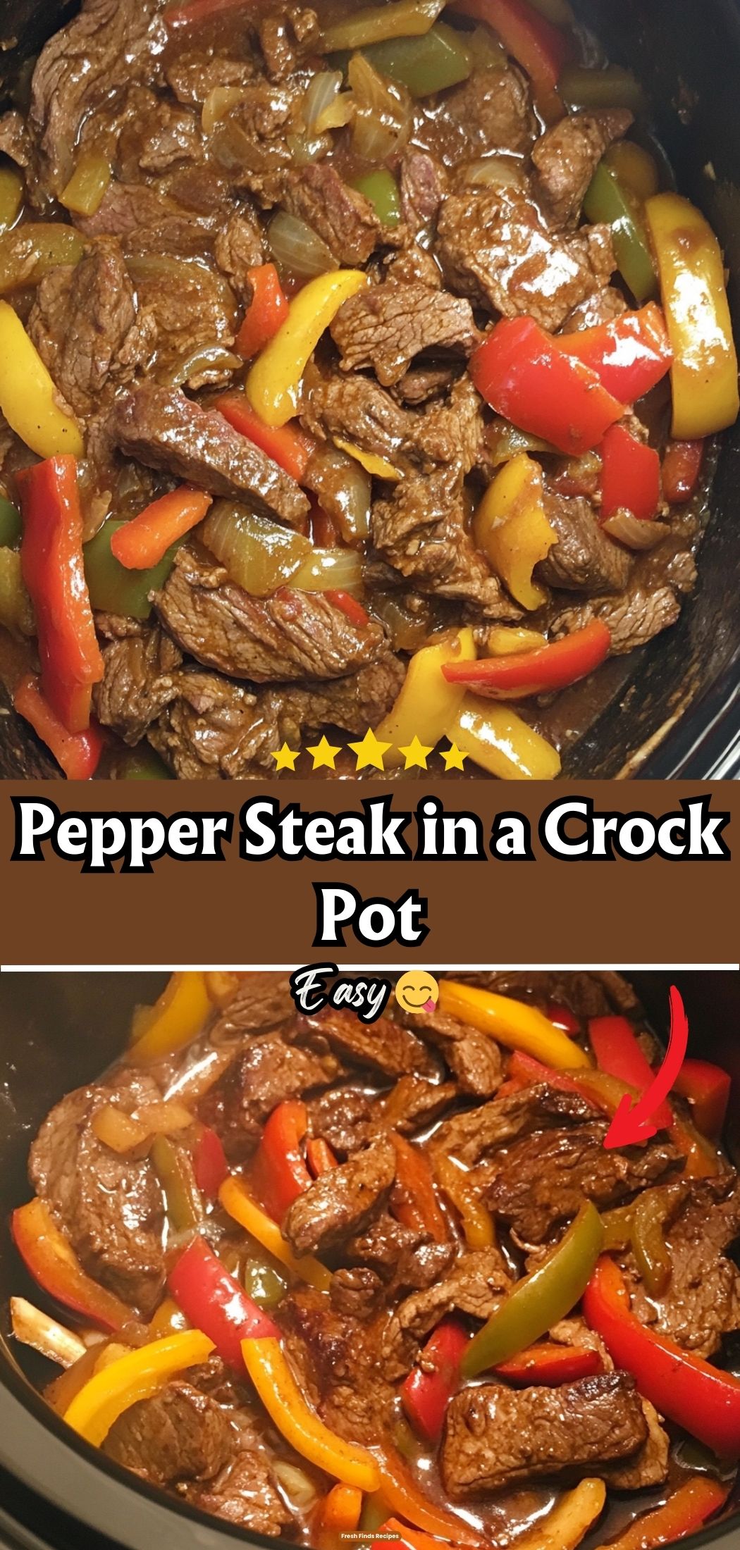 Pepper Steak in a Crock Pot