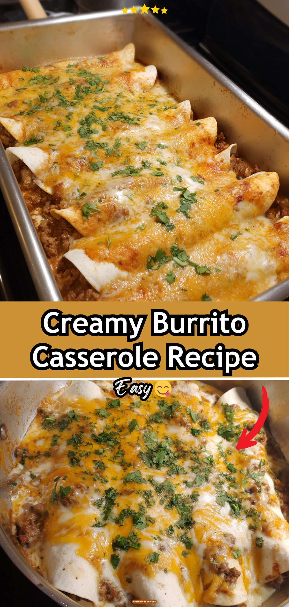 Creamy Burrito Casserole Recipe