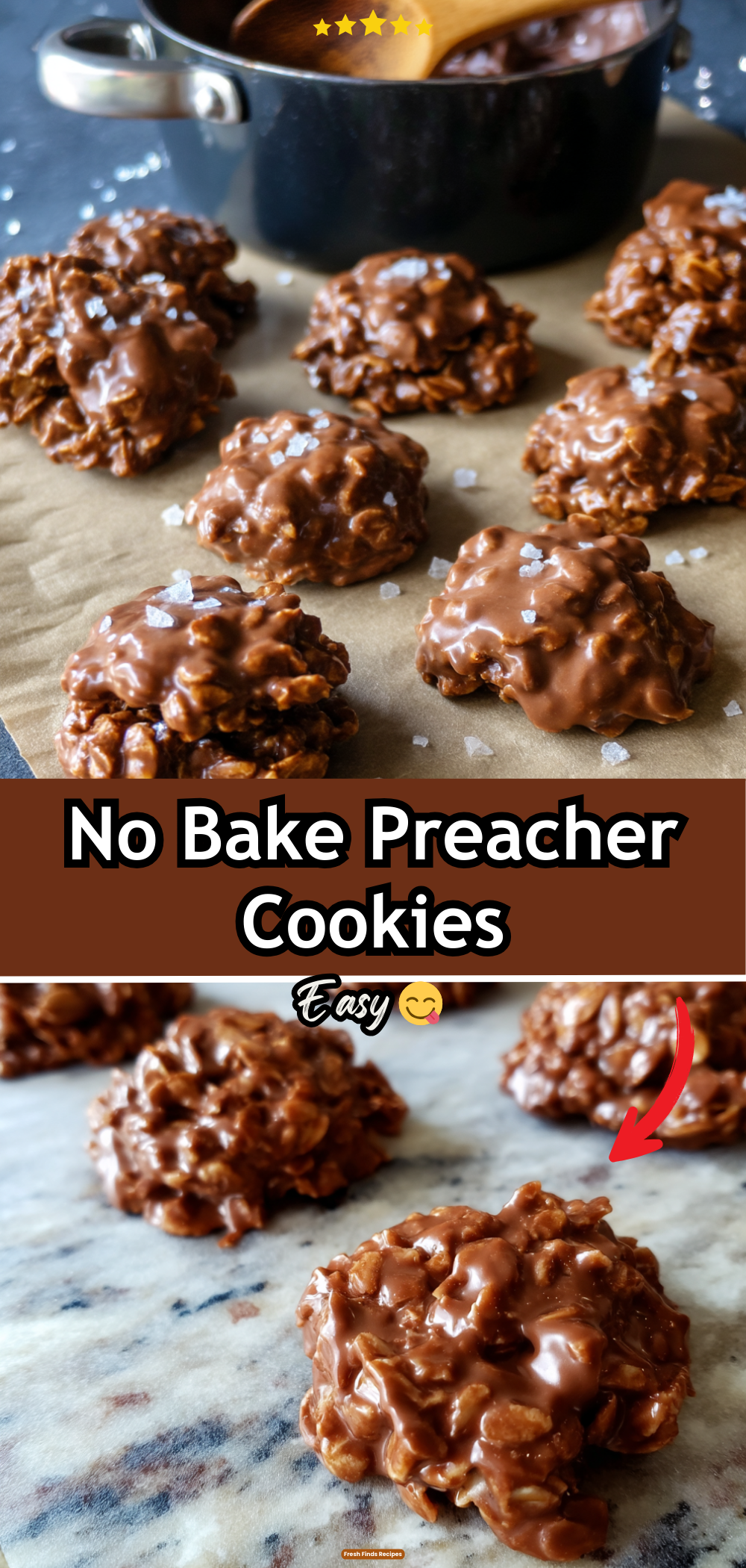 No Bake Preacher Cookies