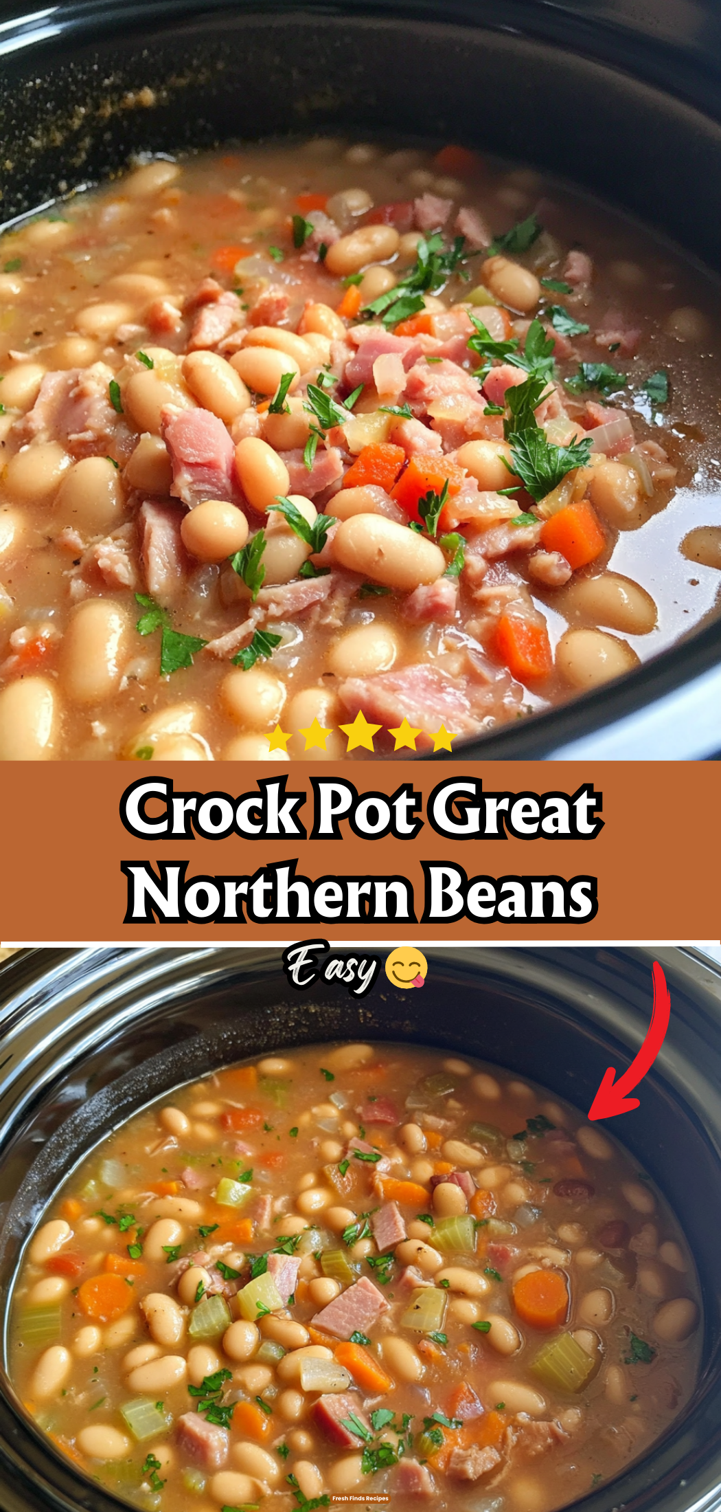 Crock Pot Great Northern Beans