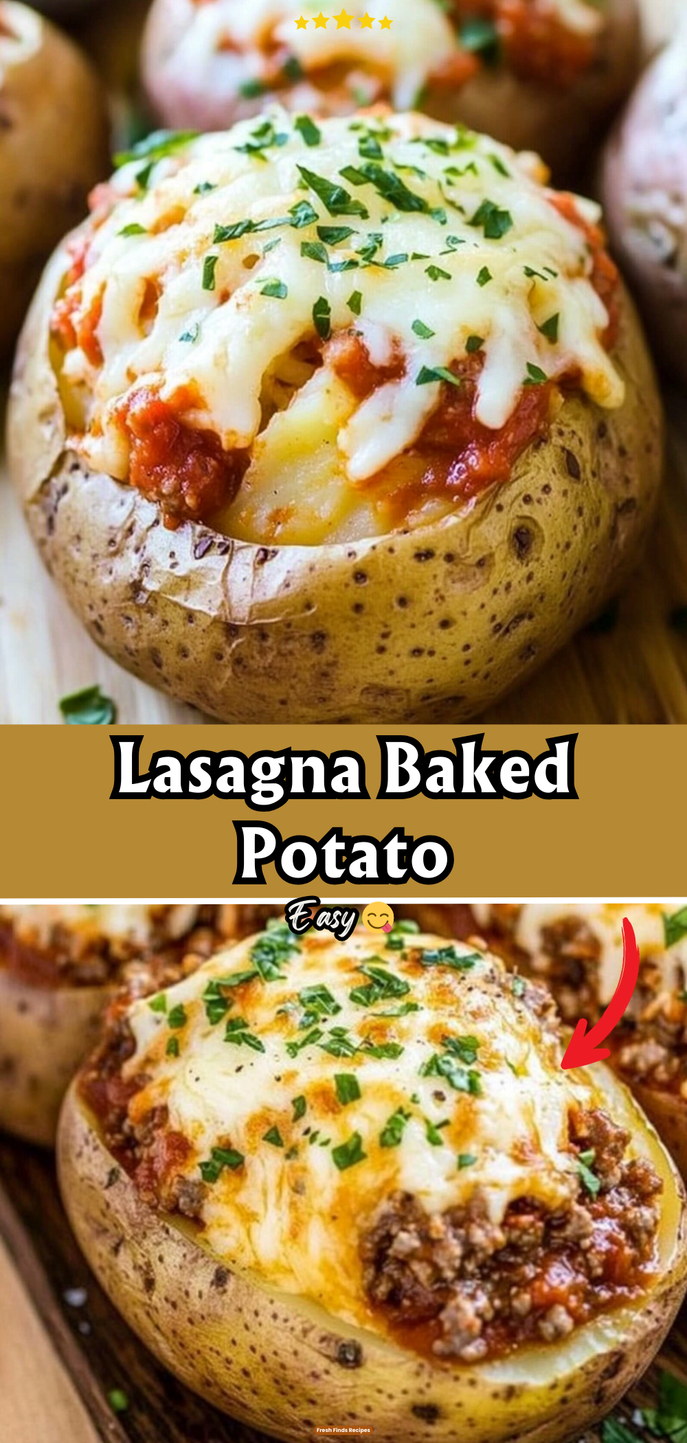 Lasagna Baked Potato
