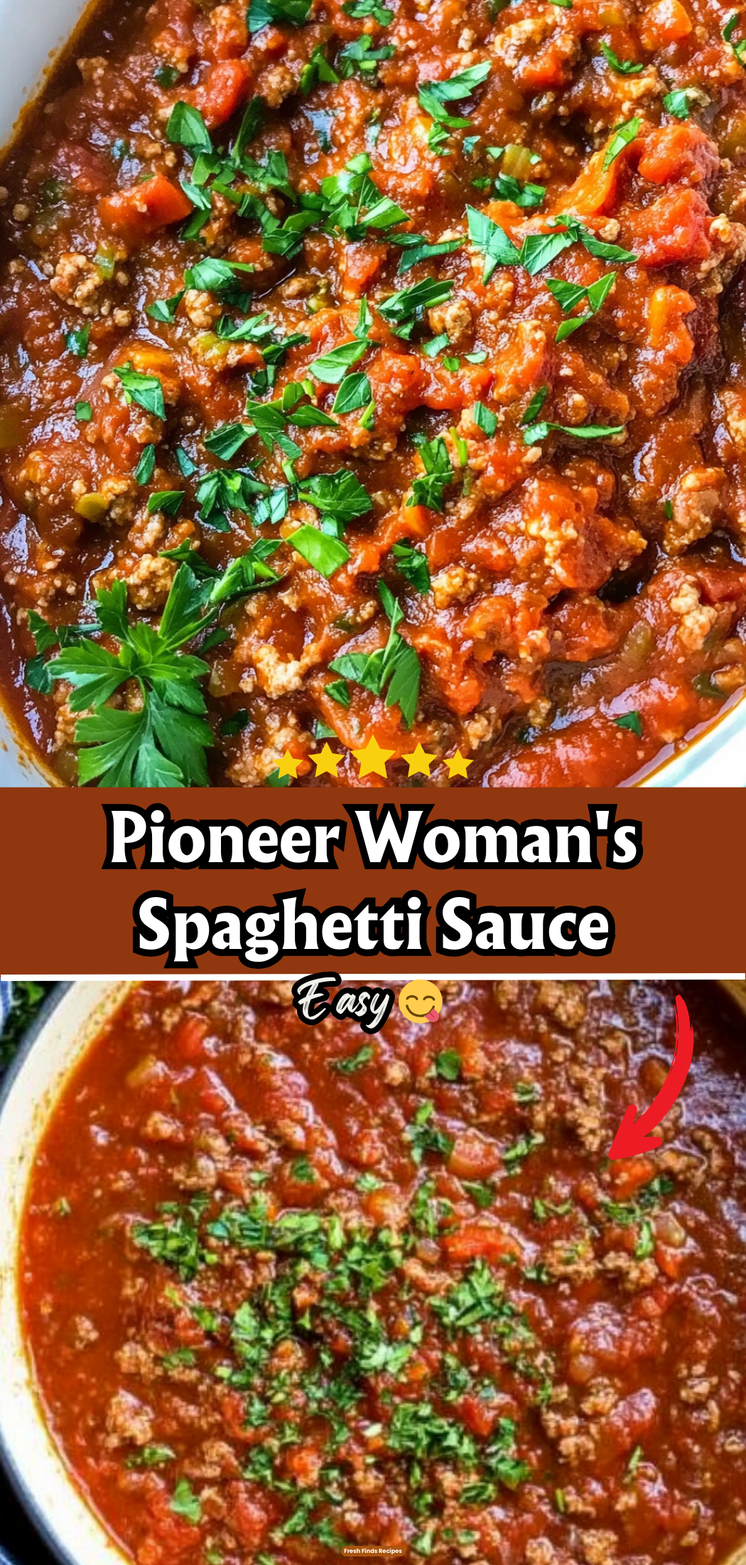 Pioneer Woman\'s Spaghetti Sauce