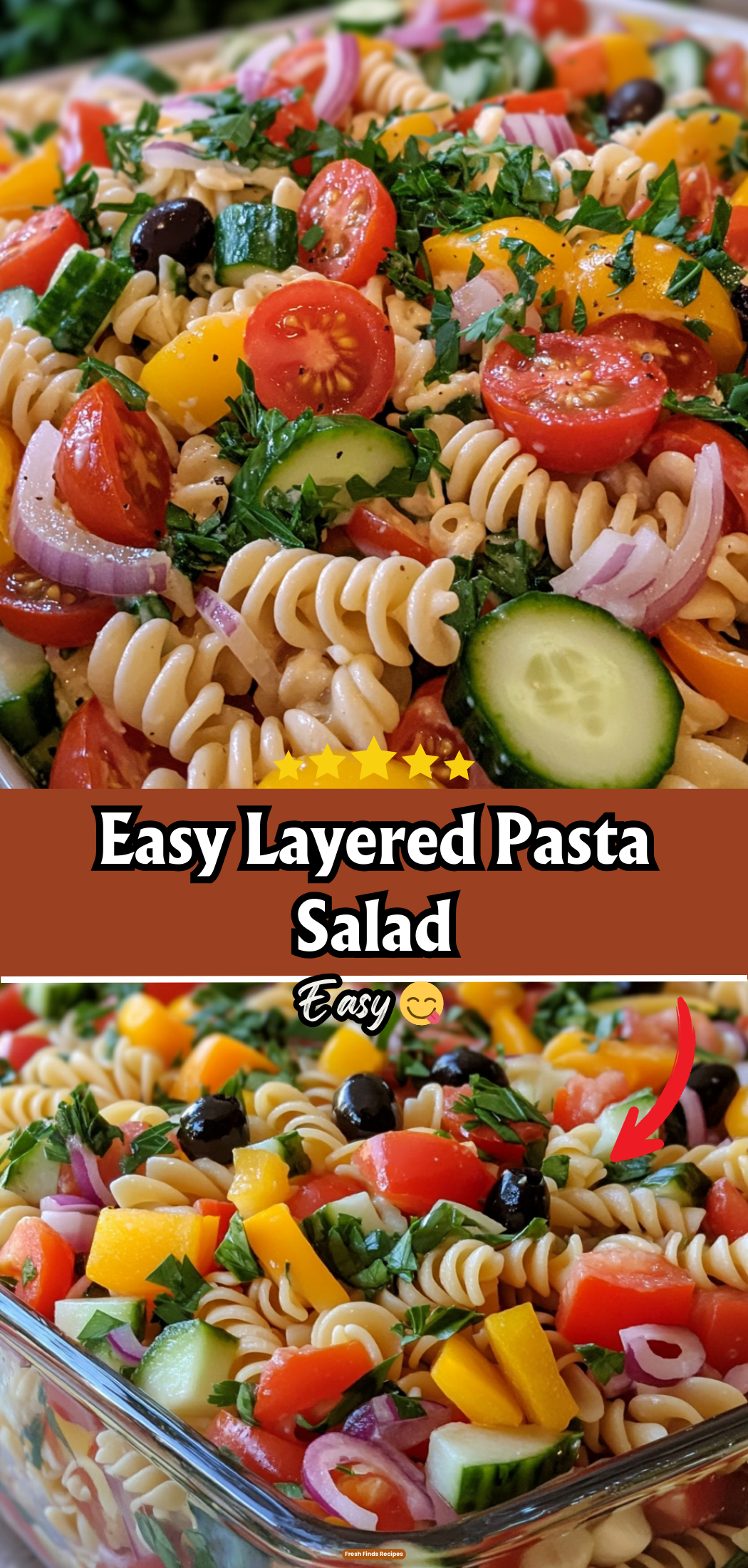 Layered Pasta Salad