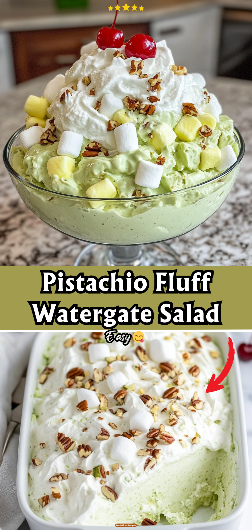 Pistachio Fluff Watergate Salad