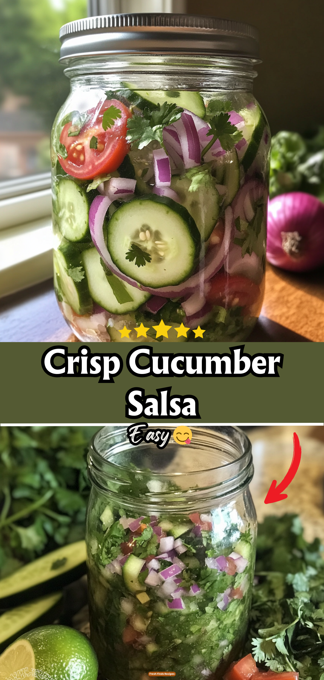 Crisp Cucumber Salsa