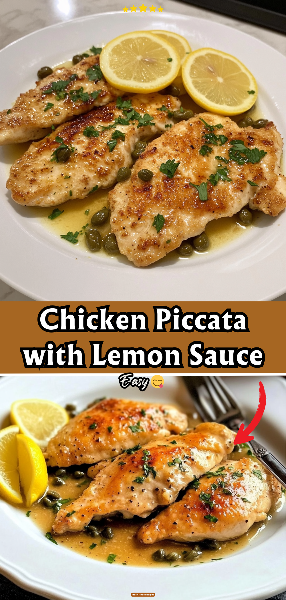 Chicken Piccata with Lemon Sauce