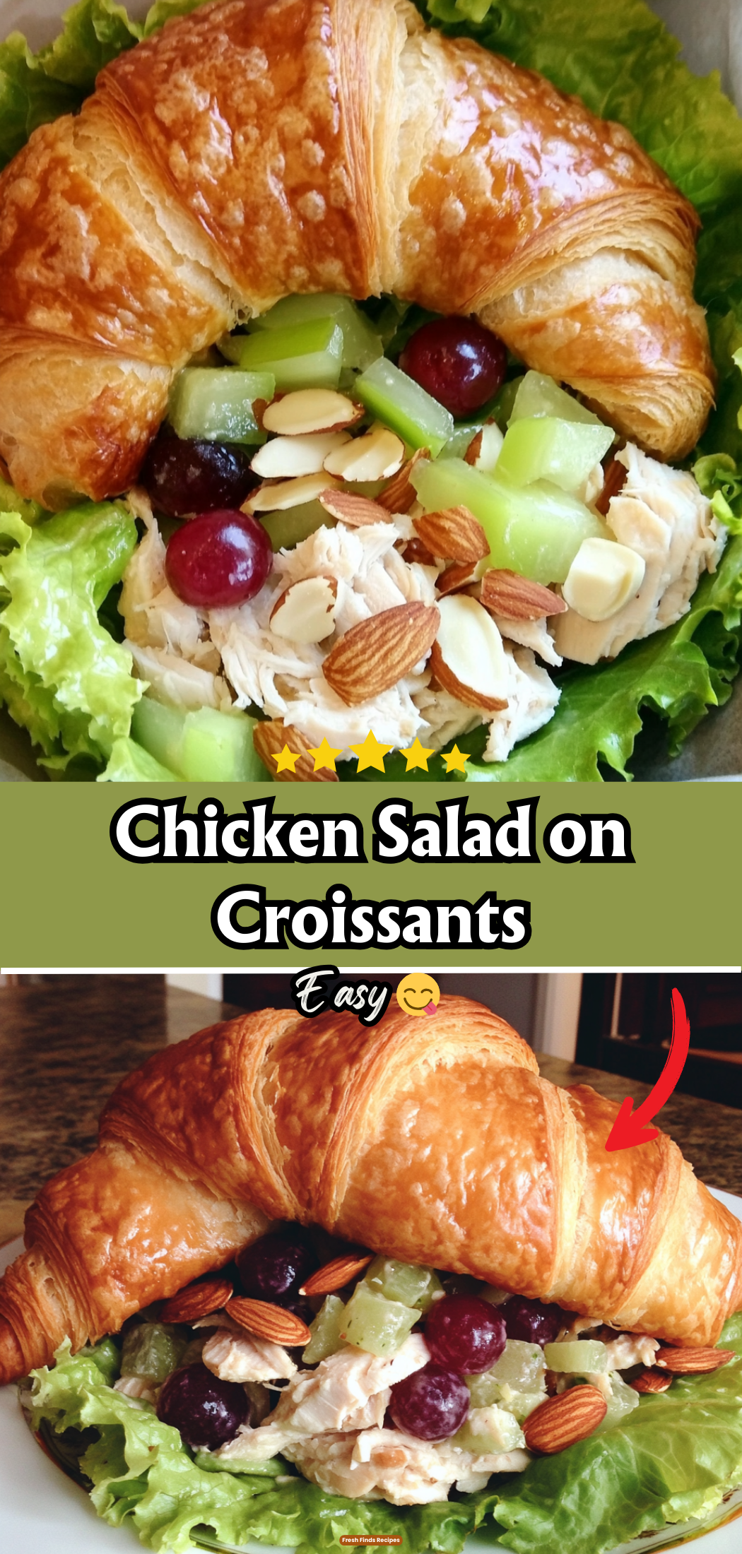 Chicken Salad on Croissants