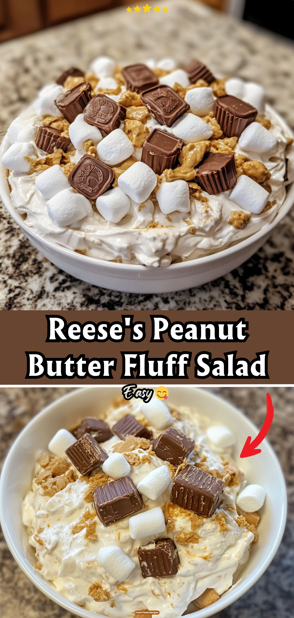 Reese\'s Peanut Butter Fluff Salad