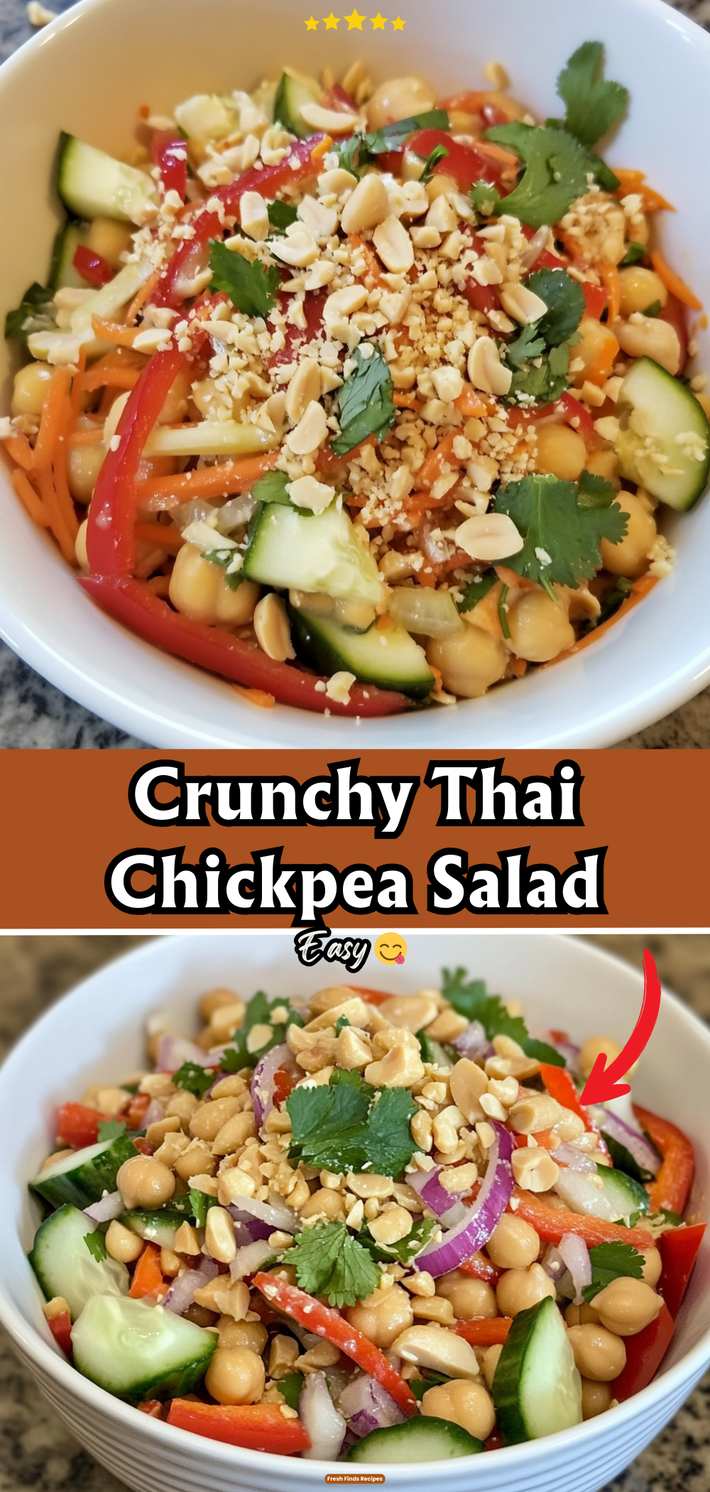 Crunchy Thai Chickpea Salad