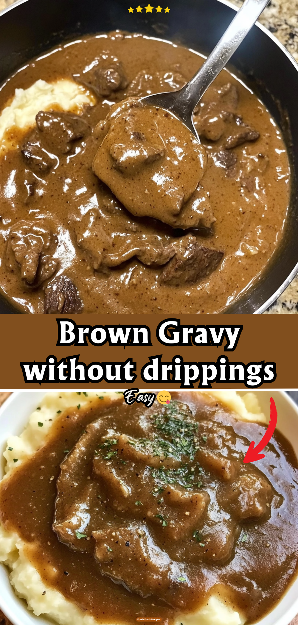 Brown Gravy without drippings