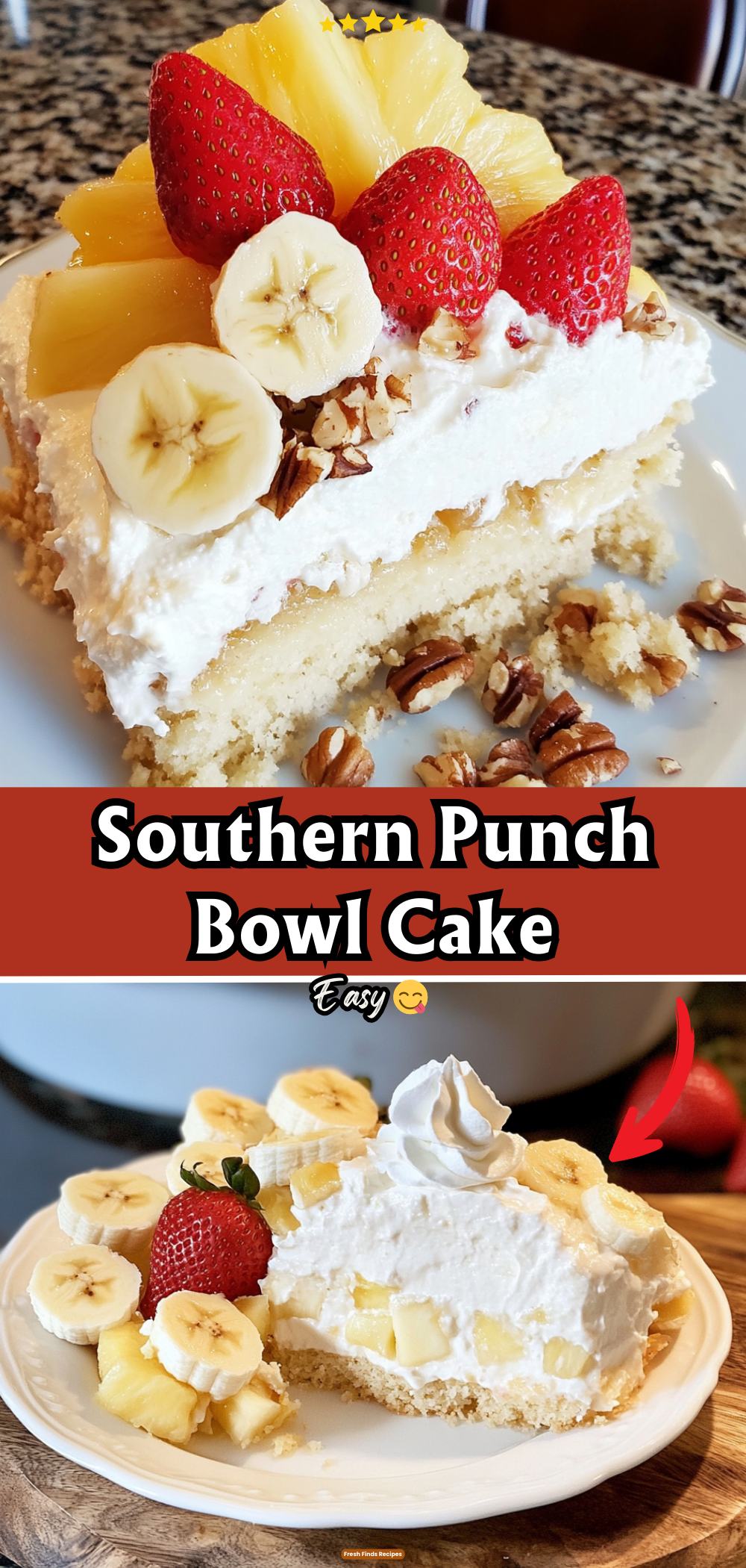 Southern Punch Bowl Cake