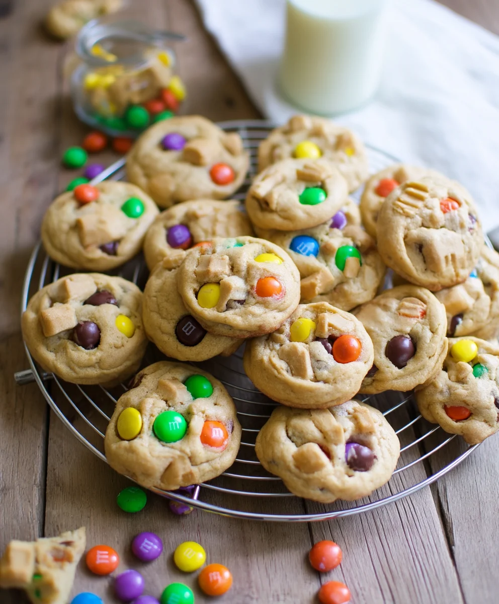 Peanut Butter M&M Cookies