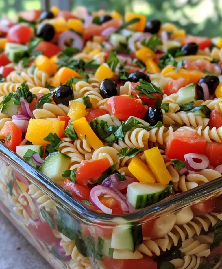 Layered Pasta Salad