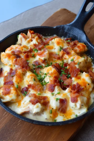 Low-Carb Chicken and Bacon Casserole