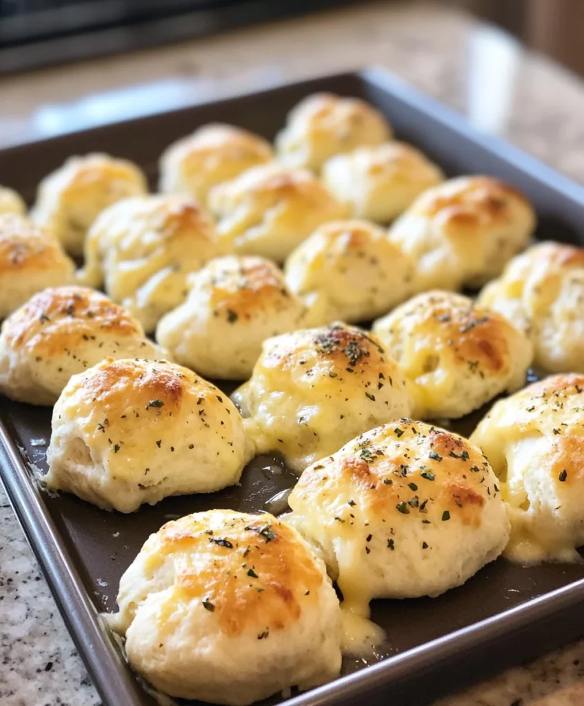 10 Cheesy Party Appetizers Perfect for Game Day Watch Parties 2 Pillsbury Biscuit Garlic Butter Cheese Bombs