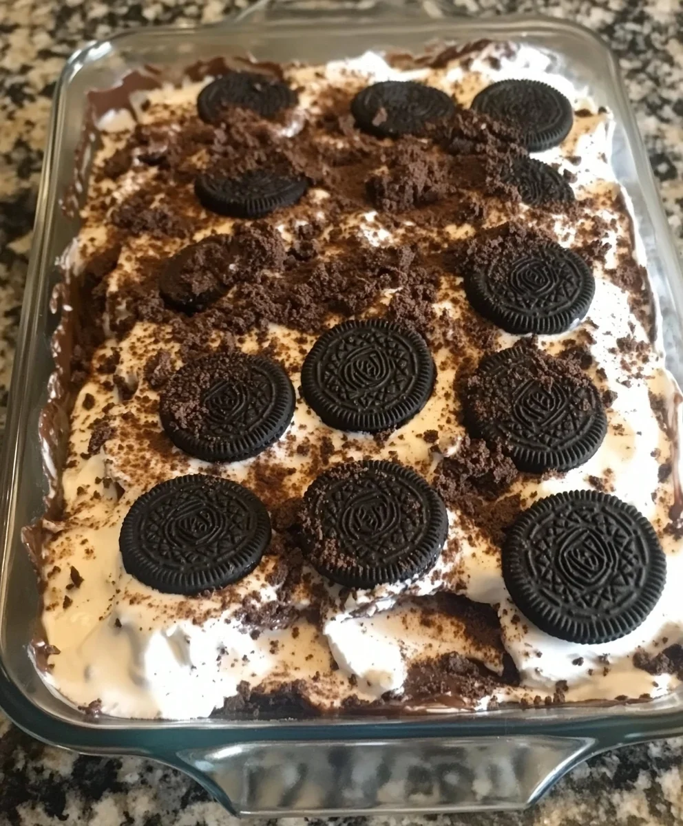 Oreo and Nutella Lasagne