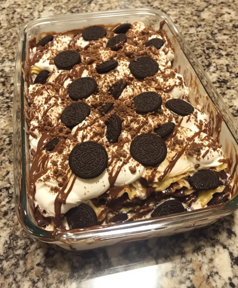 Oreo and Nutella Lasagne