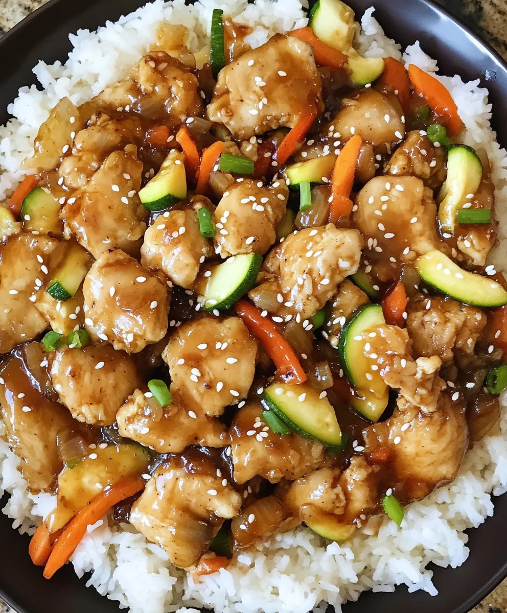 Hibachi Chicken & Rice Skillet Meal