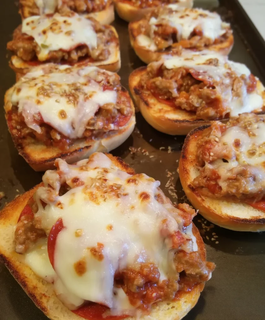 11 College Football Pizza Recipes and Cheesy Snacks 6 Pizza Burgers