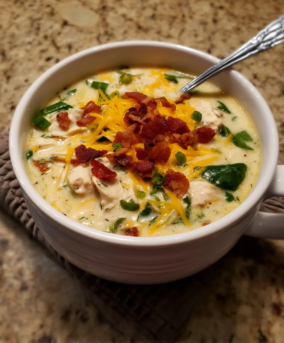 Creamy Crack Chicken Soup